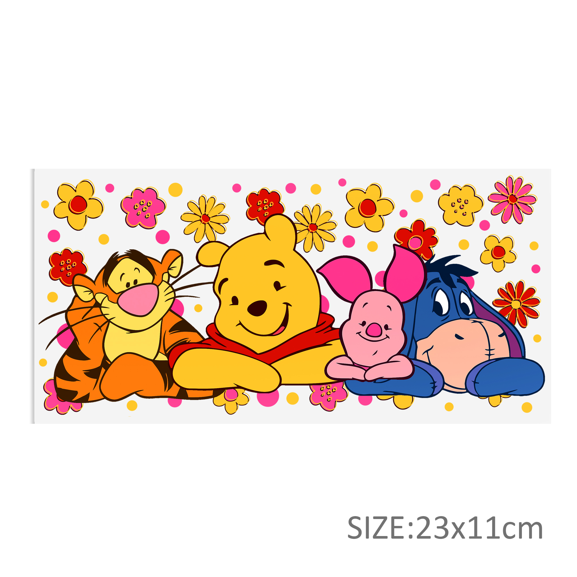 Disney Winnie DTF Sticker For Cups Cool Personalize UV Wrap Transfer Sticker Custom Labels DIY Logo Waterproof - Image 29