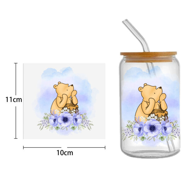 Disney Winnie DTF Sticker For Cups Cool Personalize UV Wrap Transfer Sticker Custom Labels DIY Logo Waterproof - Image 30