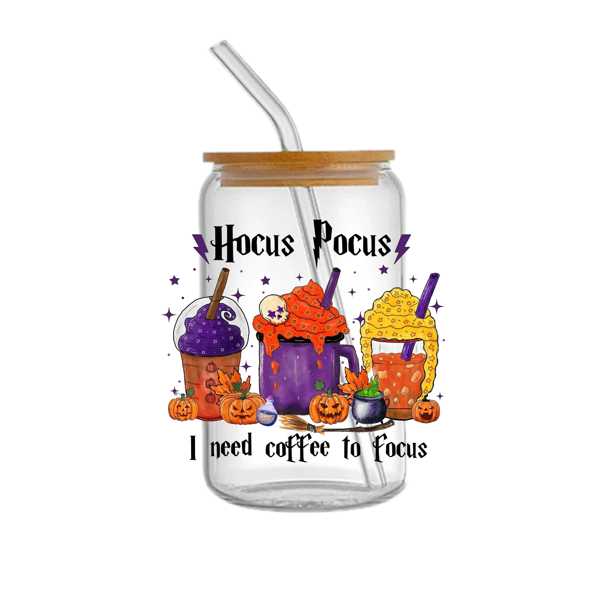 Halloween Pumpkin DTF Sticker For Cups Cool Personalize UV Wrap Transfer Sticker Custom Labels DIY Waterproof - Image 7