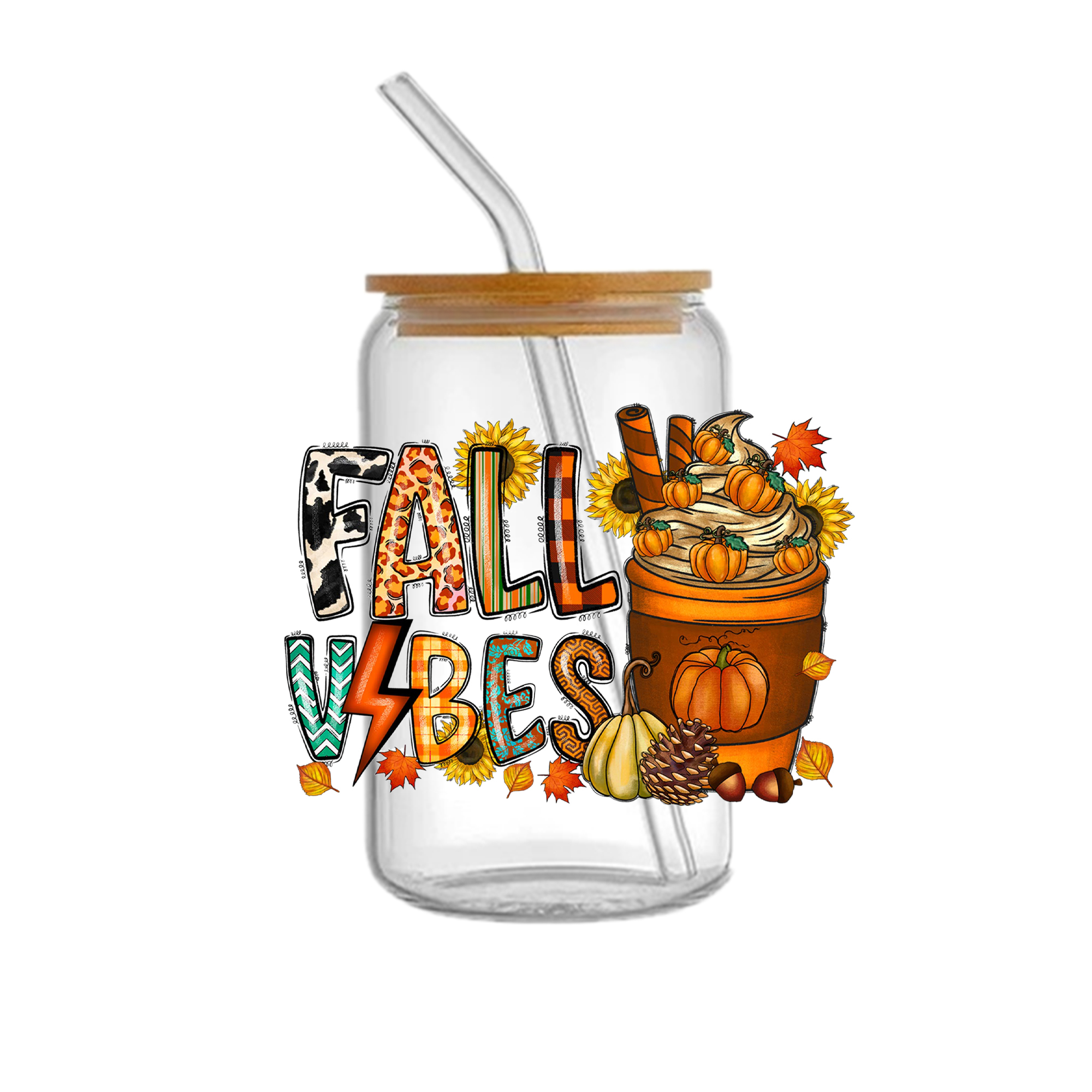 Halloween Pumpkin DTF Sticker For Cups Cool Personalize UV Wrap Transfer Sticker Custom Labels DIY Waterproof - Image 9
