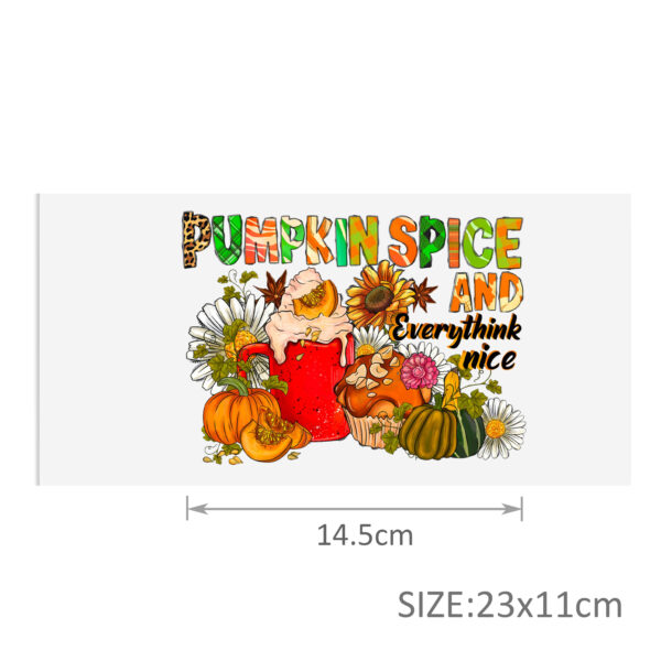 Halloween Pumpkin DTF Sticker For Cups Cool Personalize UV Wrap Transfer Sticker Custom Labels DIY Waterproof - Image 14