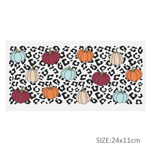 Butterfly Leopard 16oz DTF Sticker Cup Cool Personalize UV Wrap Transfer Sticker Custom Label DIY Logo Waterproof - Image 2