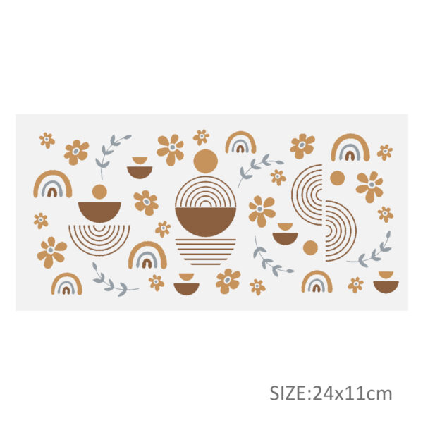 Butterfly Leopard 16oz DTF Sticker Cup Cool Personalize UV Wrap Transfer Sticker Custom Label DIY Logo Waterproof - Image 8