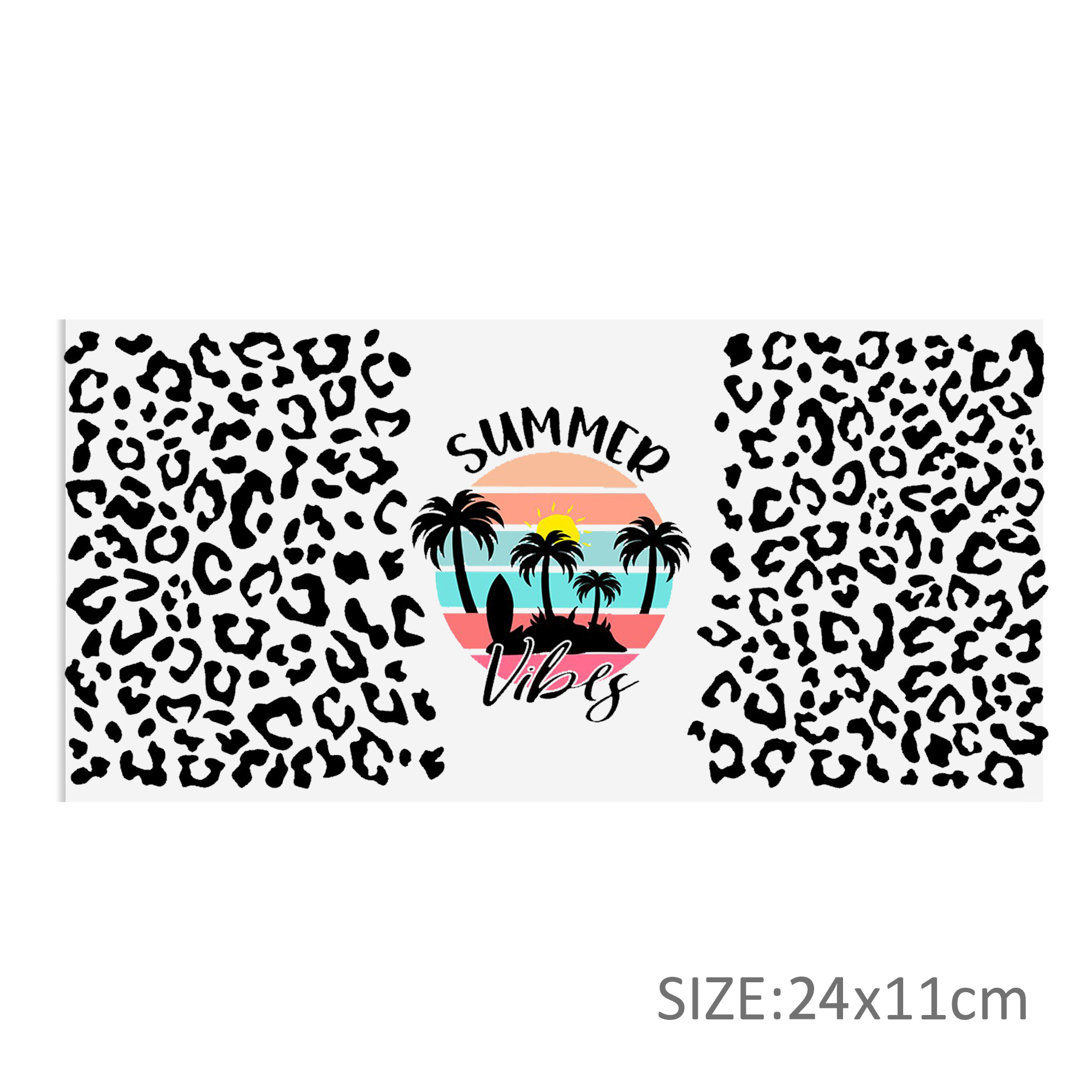 Butterfly Leopard 16oz DTF Sticker Cup Cool Personalize UV Wrap Transfer Sticker Custom Label DIY Logo Waterproof - Image 9