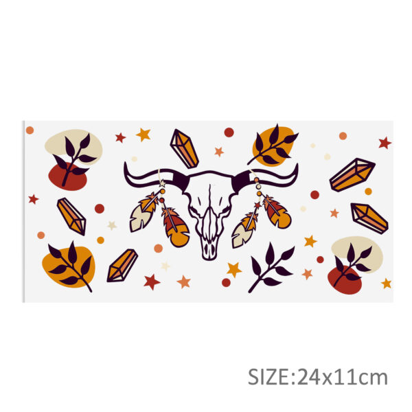 Butterfly Leopard 16oz DTF Sticker Cup Cool Personalize UV Wrap Transfer Sticker Custom Label DIY Logo Waterproof - Image 11