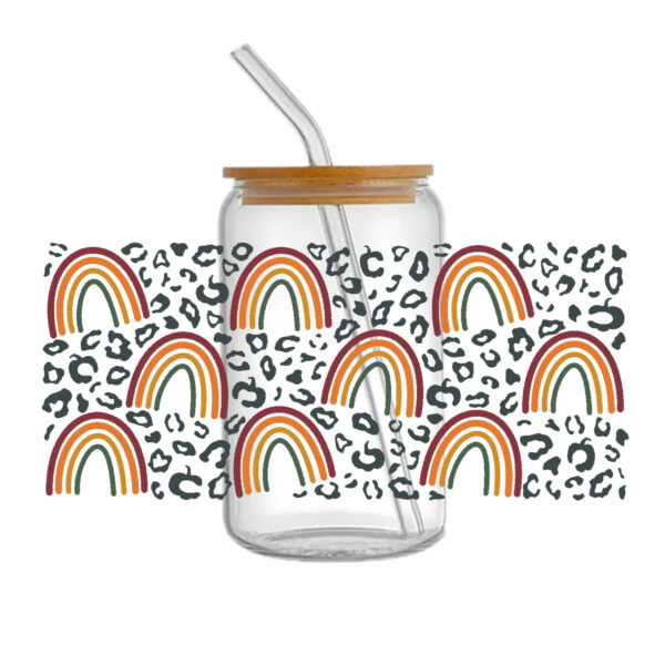 Butterfly Leopard 16oz DTF Sticker Cup Cool Personalize UV Wrap Transfer Sticker Custom Label DIY Logo Waterproof - Image 15
