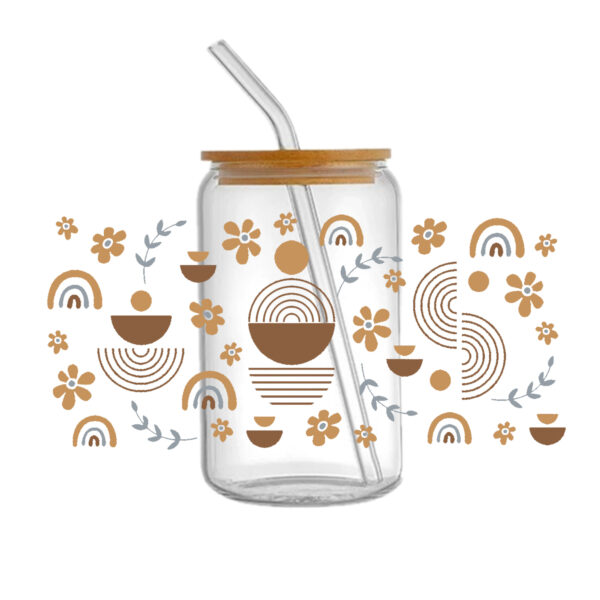Butterfly Leopard 16oz DTF Sticker Cup Cool Personalize UV Wrap Transfer Sticker Custom Label DIY Logo Waterproof - Image 16