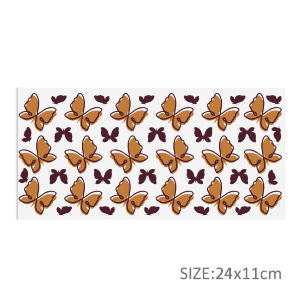 Butterfly Leopard 16oz DTF Sticker Cup Cool Personalize UV Wrap Transfer Sticker Custom Label DIY Logo Waterproof - Image 22