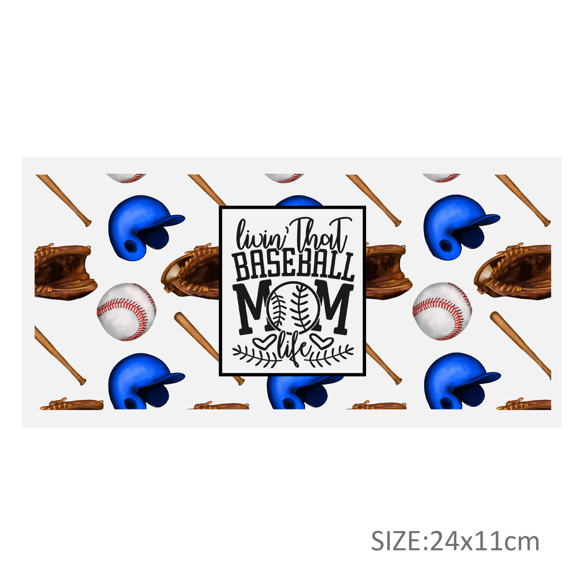 Baseball Basketball DTF Sticker For Cups Personalize UV Wrap Transfer Sticker Custom Labels DIY Logo Waterproof