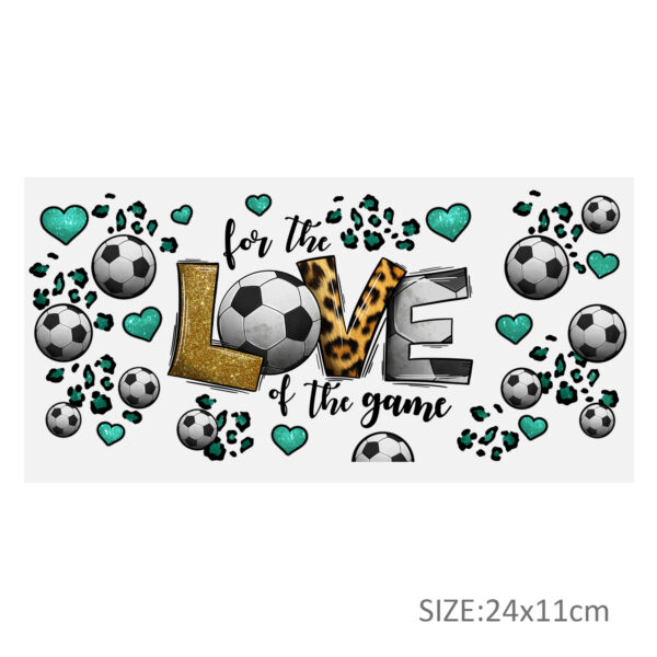 Baseball Basketball DTF Sticker For Cups Personalize UV Wrap Transfer Sticker Custom Labels DIY Logo Waterproof - Image 7