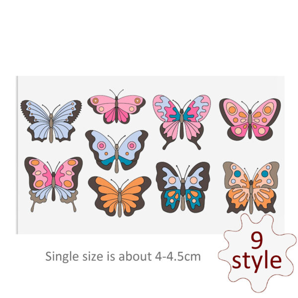 Butterfly DTF Sticker For Cups Cool Personalize UV Wrap Transfer Sticker Custom Labels DIY Logo Waterproof - Image 8