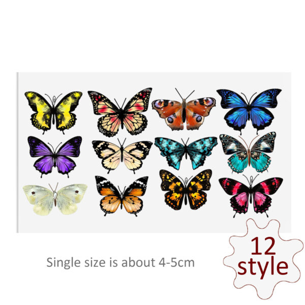 Butterfly DTF Sticker For Cups Cool Personalize UV Wrap Transfer Sticker Custom Labels DIY Logo Waterproof - Image 11