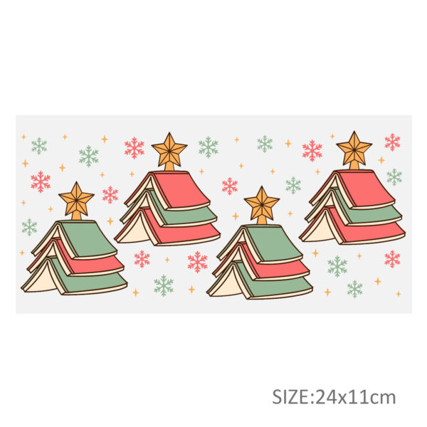 Christmas 16oz DTF Sticker For Cups Cool Personalize UV Wrap Transfer Sticker Custom Labels DIY Logo Waterproof - Image 5