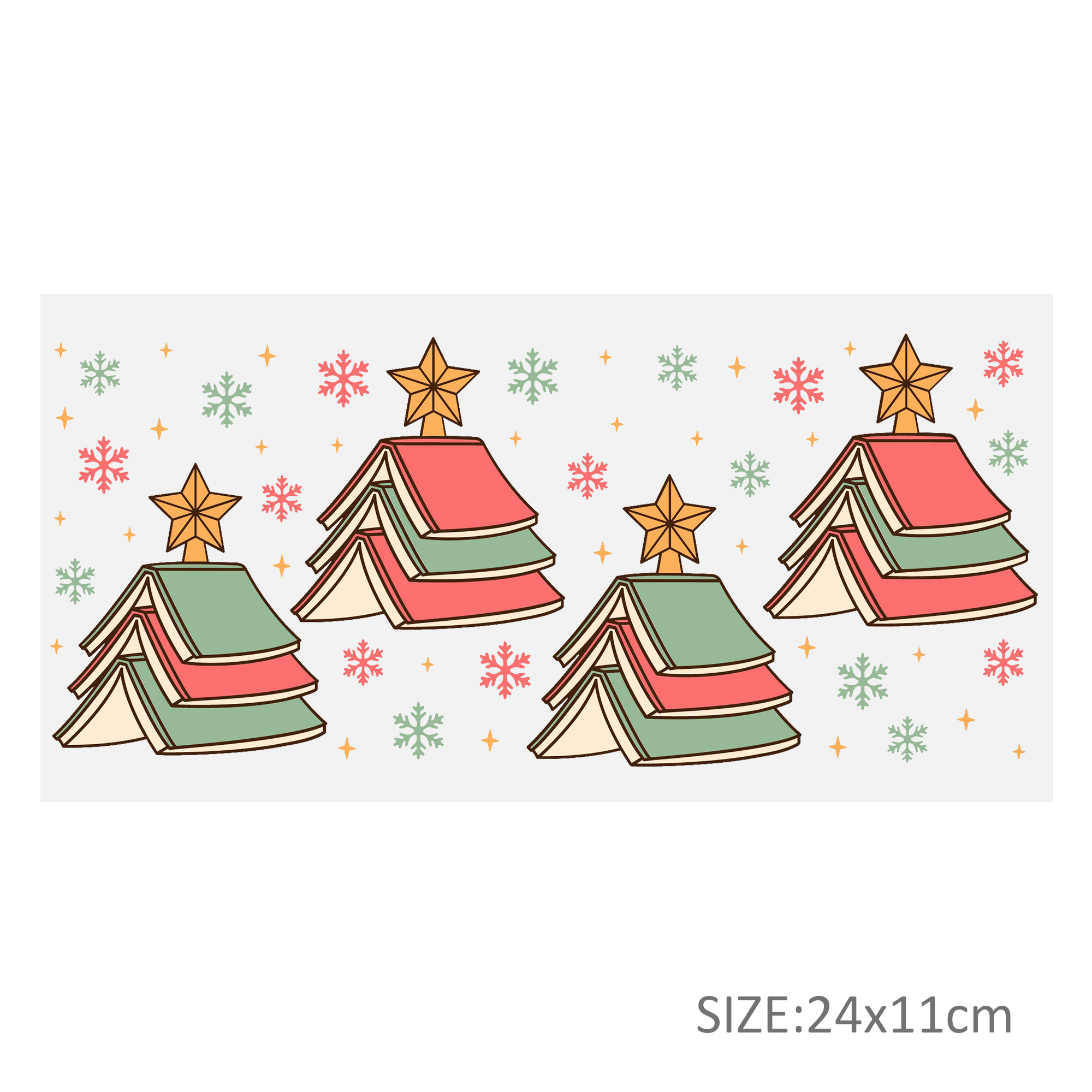 Christmas 16oz DTF Sticker For Cups Cool Personalize UV Wrap Transfer Sticker Custom Labels DIY Logo Waterproof - Image 5