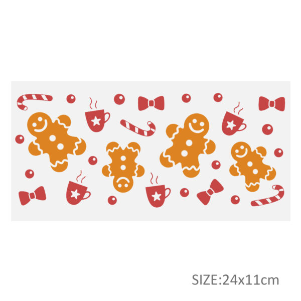 Christmas 16oz DTF Sticker For Cups Cool Personalize UV Wrap Transfer Sticker Custom Labels DIY Logo Waterproof - Image 7