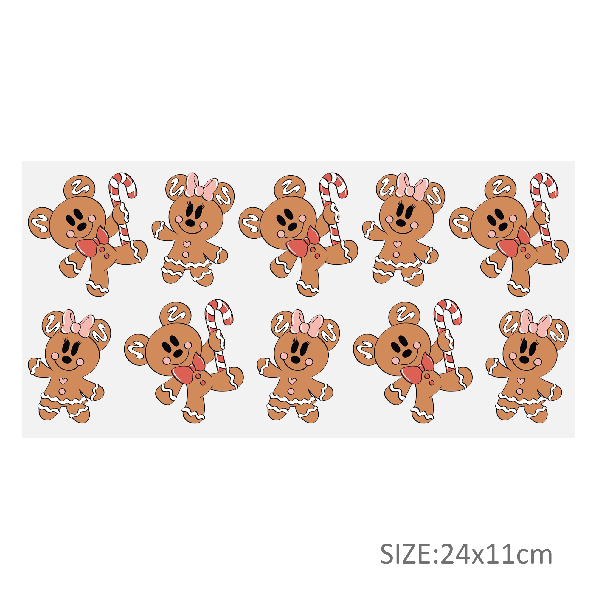 Christmas 16oz DTF Sticker For Cups Cool Personalize UV Wrap Transfer Sticker Custom Labels DIY Logo Waterproof - Image 13