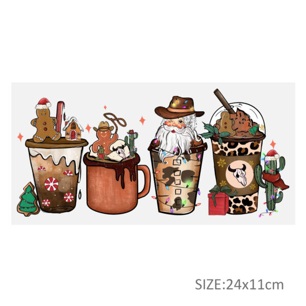 Christmas 16oz DTF Sticker For Cups Cool Personalize UV Wrap Transfer Sticker Custom Labels DIY Logo Waterproof - Image 15