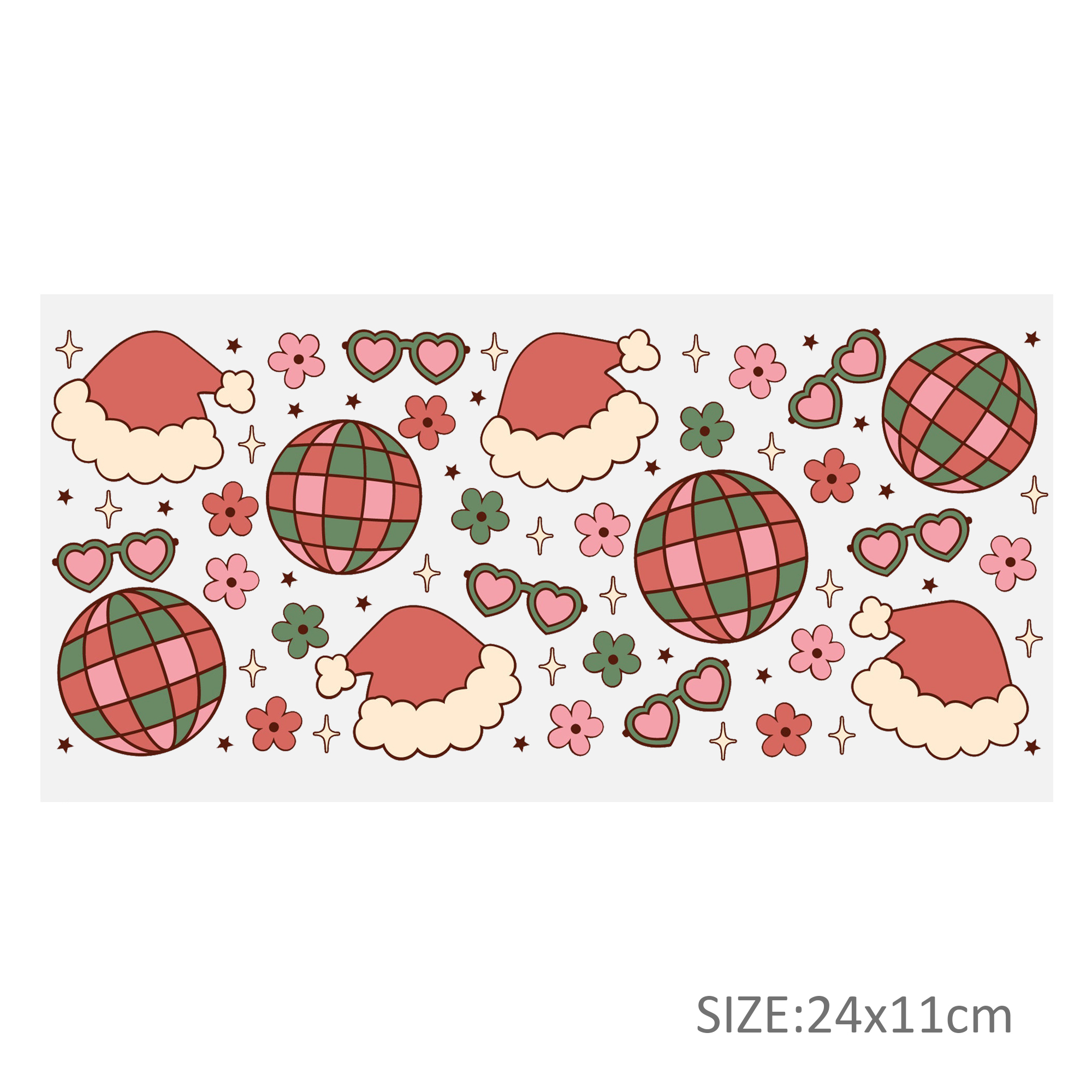 Christmas 16oz DTF Sticker For Cups Cool Personalize UV Wrap Transfer Sticker Custom Labels DIY Logo Waterproof - Image 16
