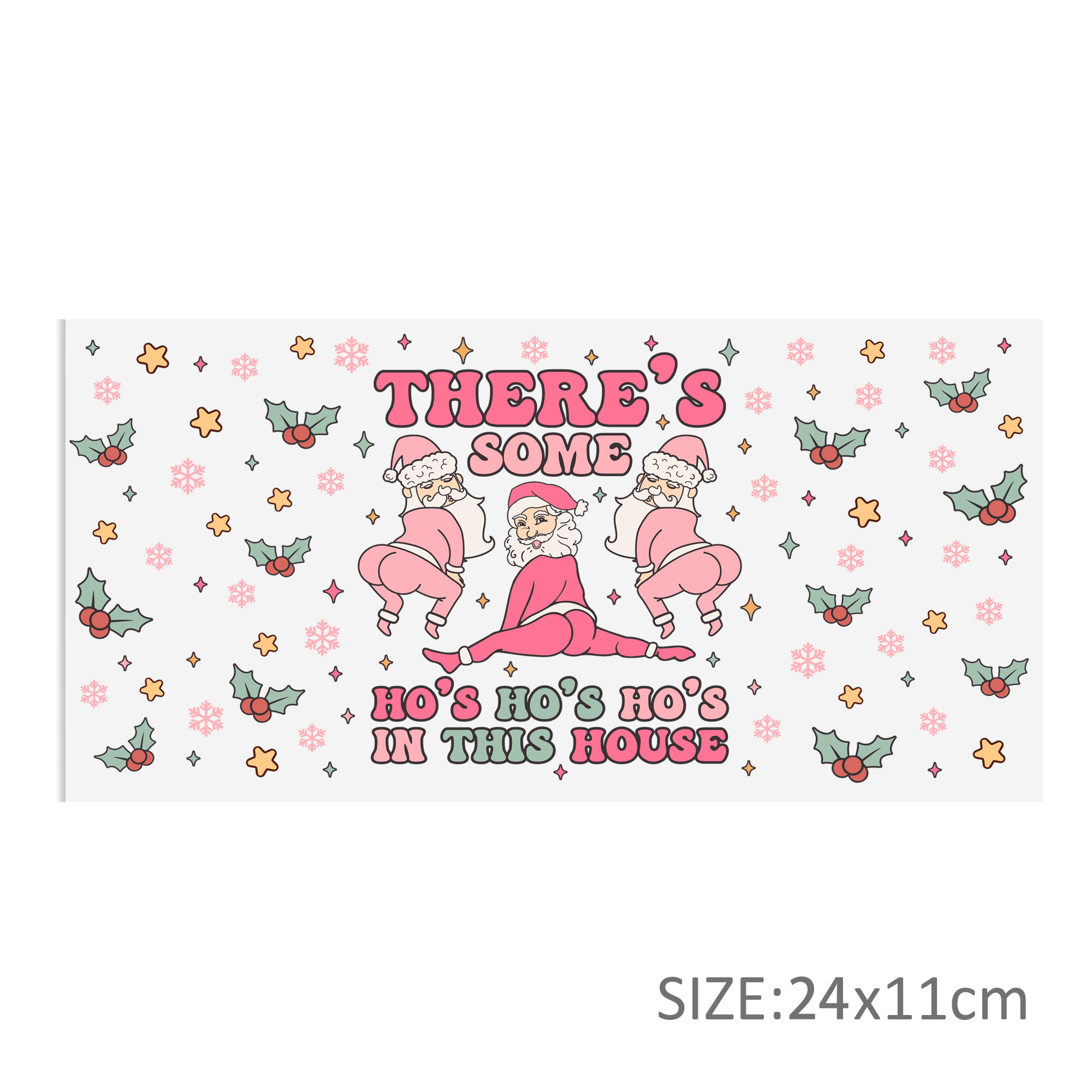 Christmas 16oz DTF Sticker For Cups Cool Personalize UV Wrap Transfer Sticker Custom Labels DIY Logo Waterproof - Image 18