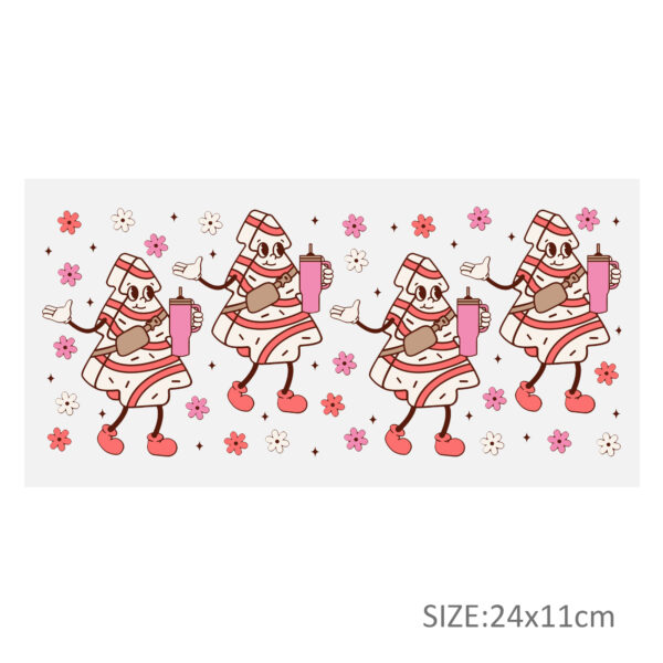 Christmas 16oz DTF Sticker For Cups Cool Personalize UV Wrap Transfer Sticker Custom Labels DIY Logo Waterproof - Image 19
