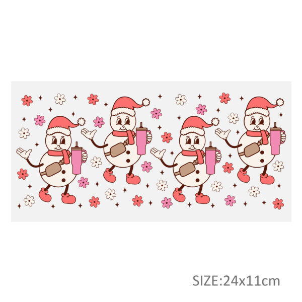 Christmas 16oz DTF Sticker For Cups Cool Personalize UV Wrap Transfer Sticker Custom Labels DIY Logo Waterproof - Image 20