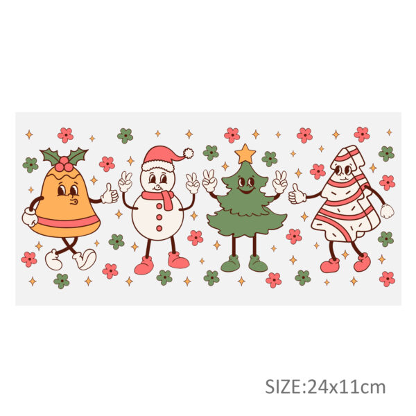 Christmas 16oz DTF Sticker For Cups Cool Personalize UV Wrap Transfer Sticker Custom Labels DIY Logo Waterproof - Image 21