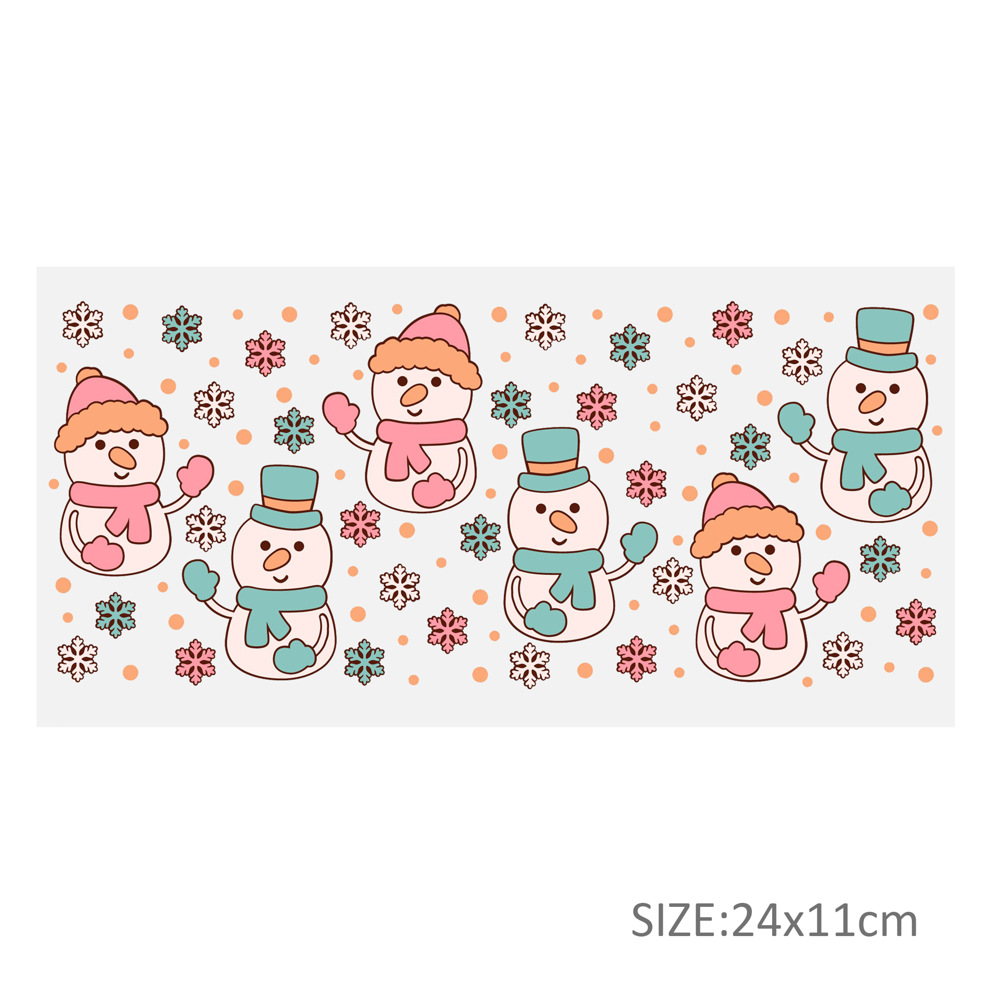 Christmas 16oz DTF Sticker For Cups Cool Personalize UV Wrap Transfer Sticker Custom Labels DIY Logo Waterproof - Image 23