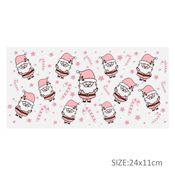 Christmas 16oz DTF Sticker For Cups Cool Personalize UV Wrap Transfer Sticker Custom Labels DIY Logo Waterproof - Image 26
