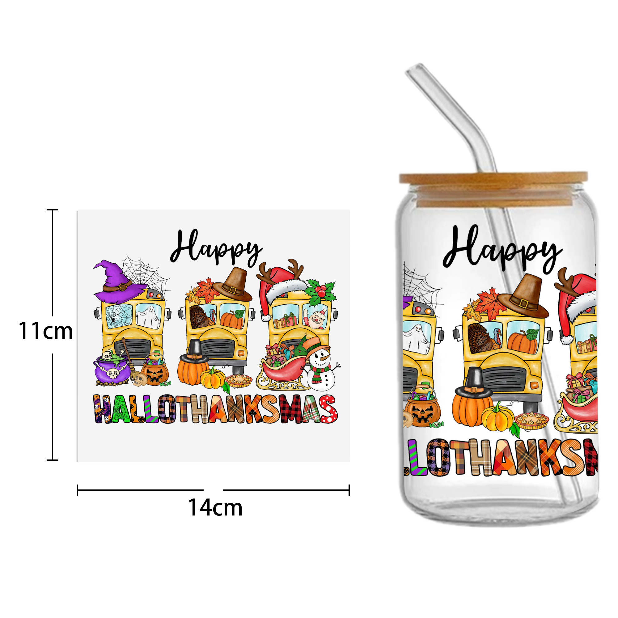 Disney 16oz DTF Sticker For Cups Cool Personalize UV Wrap Transfer Sticker Custom Labels DIY Logo Waterproof - Image 5