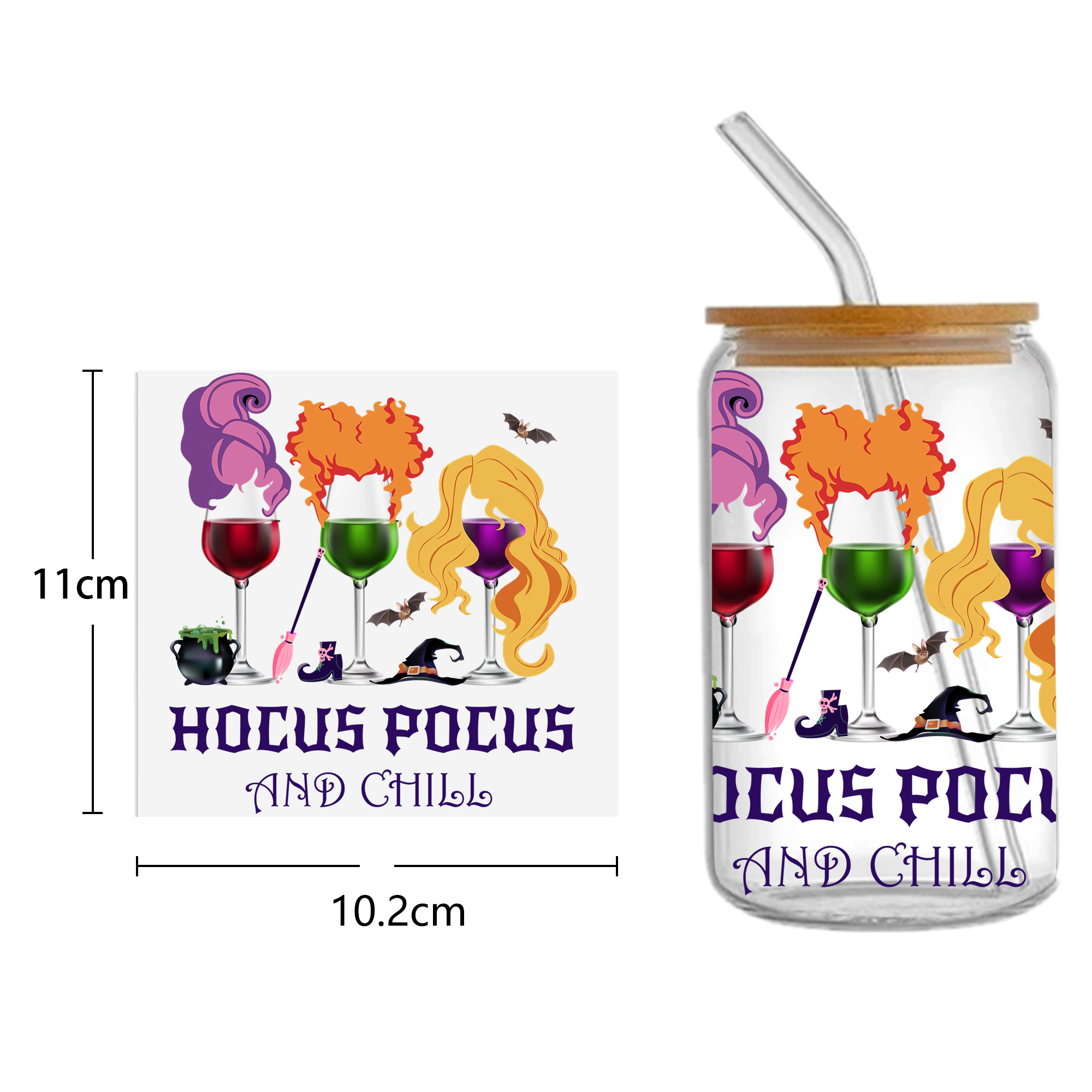 Disney 16oz DTF Sticker For Cups Cool Personalize UV Wrap Transfer Sticker Custom Labels DIY Logo Waterproof - Image 8