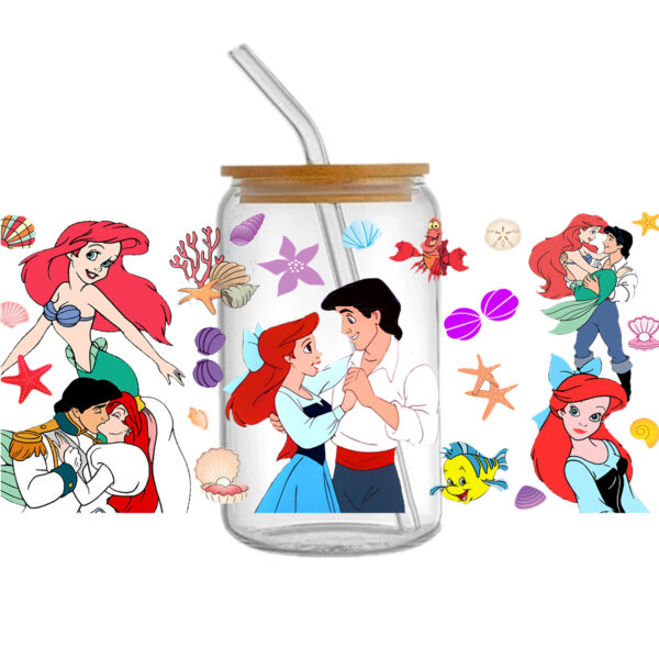Stitch Princess DTF Sticker For Cups Cool Personalize UV Wrap Transfer Sticker Custom Labels DIY Logo Waterproof - Image 8