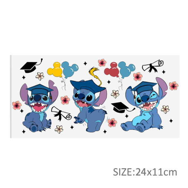 Stitch Princess DTF Sticker For Cups Cool Personalize UV Wrap Transfer Sticker Custom Labels DIY Logo Waterproof - Image 12