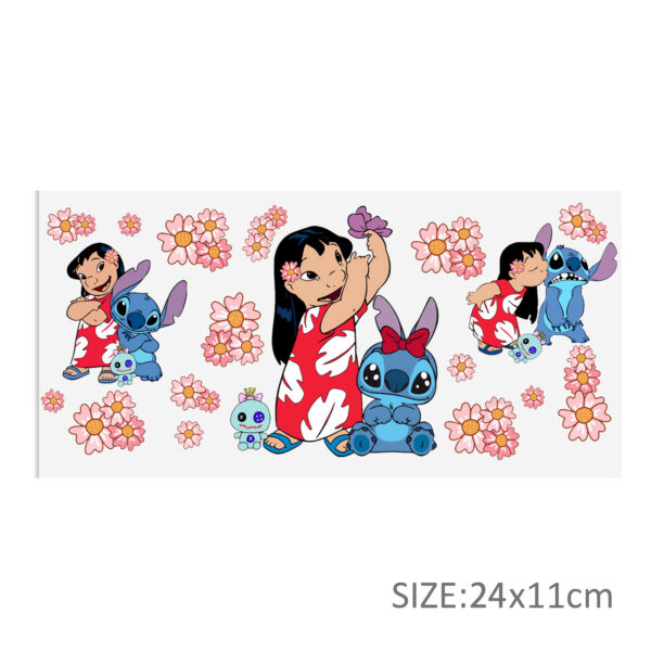 Stitch Princess DTF Sticker For Cups Cool Personalize UV Wrap Transfer Sticker Custom Labels DIY Logo Waterproof - Image 17