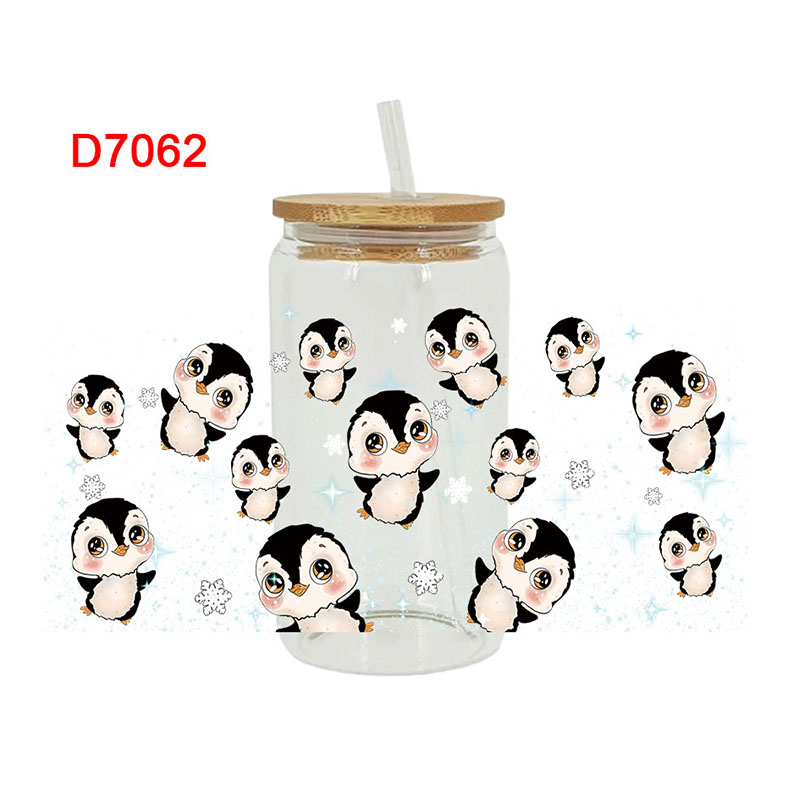 UV DTF Transfer Sticker Animals Themed For The 16oz Libbey Glasses Wraps Cup Can DIY Waterproof Easy To Use Custom Decals - Image 2