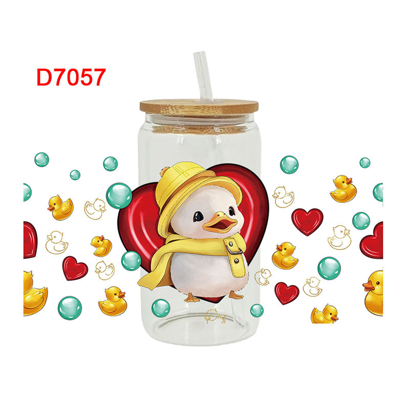 UV DTF Transfer Sticker Animals Themed For The 16oz Libbey Glasses Wraps Cup Can DIY Waterproof Easy To Use Custom Decals - Image 3