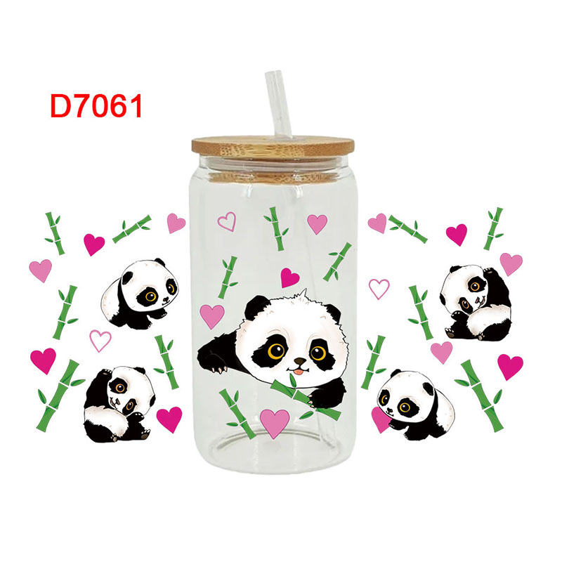 UV DTF Transfer Sticker Animals Themed For The 16oz Libbey Glasses Wraps Cup Can DIY Waterproof Easy To Use Custom Decals - Image 4