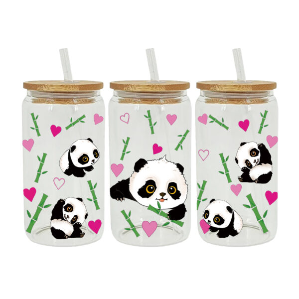 UV DTF Transfer Sticker Animals Themed For The 16oz Libbey Glasses Wraps Cup Can DIY Waterproof Easy To Use Custom Decals - Image 6