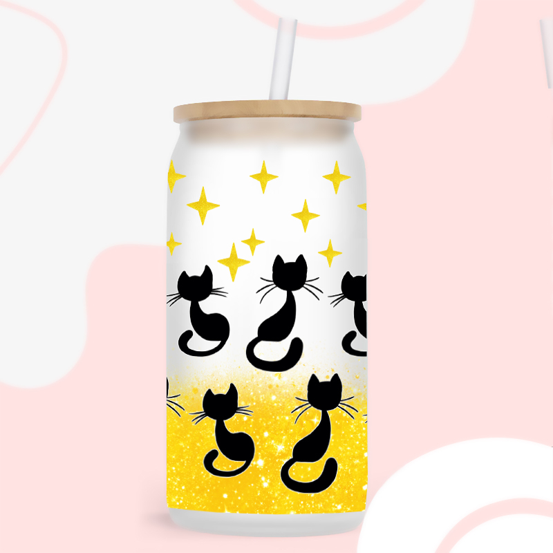 UV DTF Transfer Sticker Animals Themed For The 16oz Libbey Glasses Wraps Cup Can DIY Waterproof Easy To Use Custom Decals - Image 8