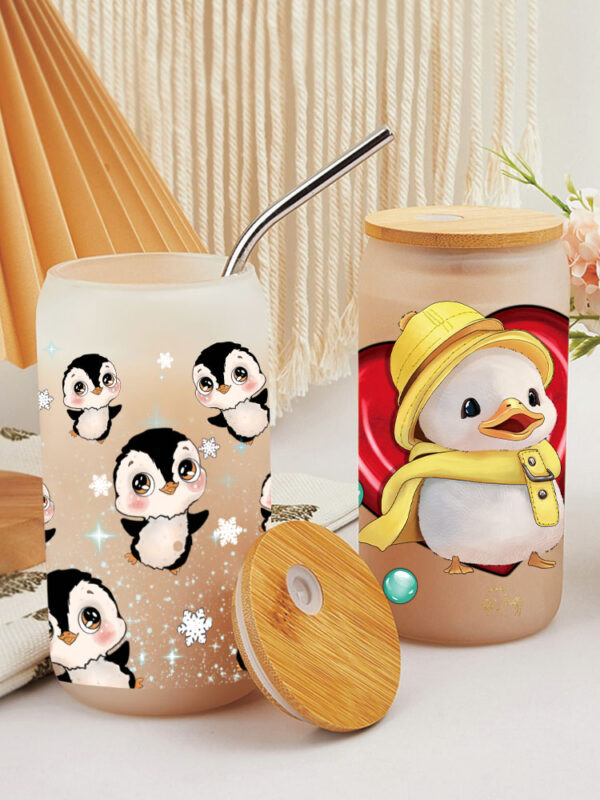 UV DTF Transfer Sticker Animals Themed For The 16oz Libbey Glasses Wraps Cup Can DIY Waterproof Easy To Use Custom Decals - Image 9