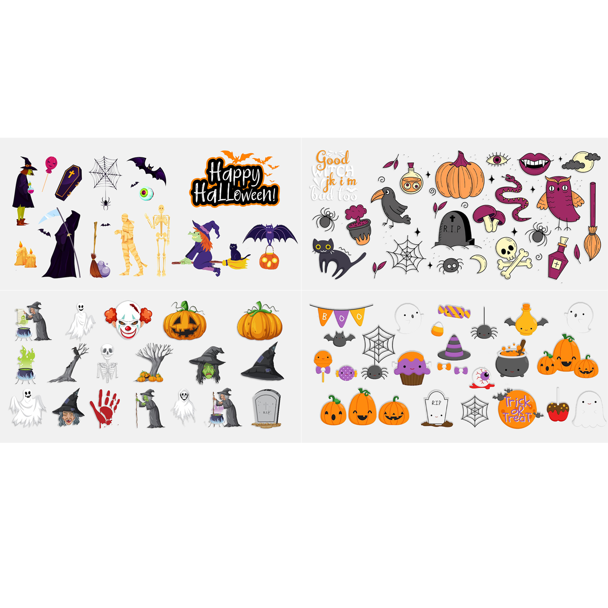 Halloween Skull UV DTF Sticker For Cups Laptop Wrap Transfer Sticker Custom Labels DIY Logo Waterproof - Image 10