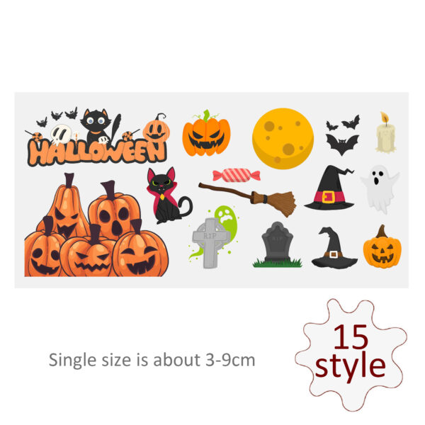 Halloween Skull UV DTF Sticker For Cups Laptop Wrap Transfer Sticker Custom Labels DIY Logo Waterproof - Image 17
