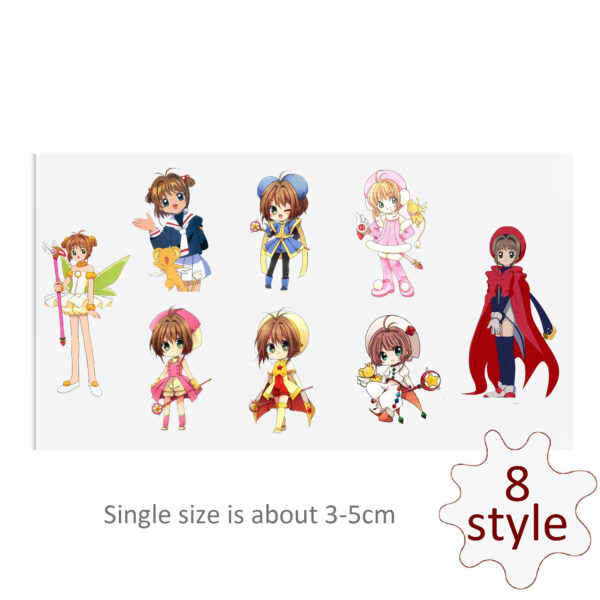 Cartoon Girl DTF Sticker For Cups Cool Personalize UV Wrap Transfer Sticker Custom Labels DIY Logo Waterproof - Image 11