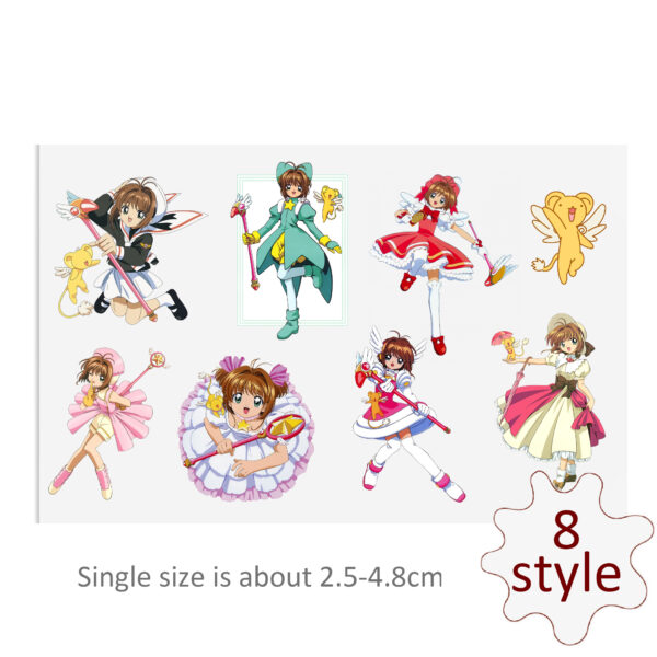 Cartoon Girl DTF Sticker For Cups Cool Personalize UV Wrap Transfer Sticker Custom Labels DIY Logo Waterproof - Image 12