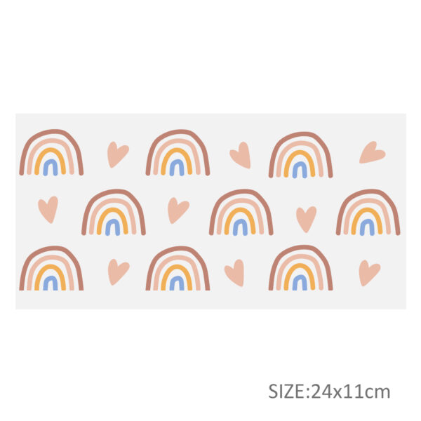 Geometric Patterns UV DTF Sticker For 16oz Cups Wrap Transfer Sticker Custom Labels DIY Logo Waterproof - Image 8