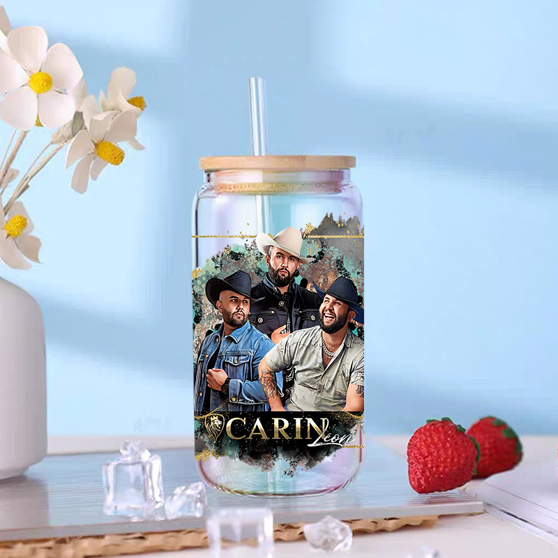 UV DTF Transfer Sticker Singer Theme For The 16oz Libbey Glasses Wraps Cup Can DIY Waterproof Easy To Use Custom Decals - Image 9