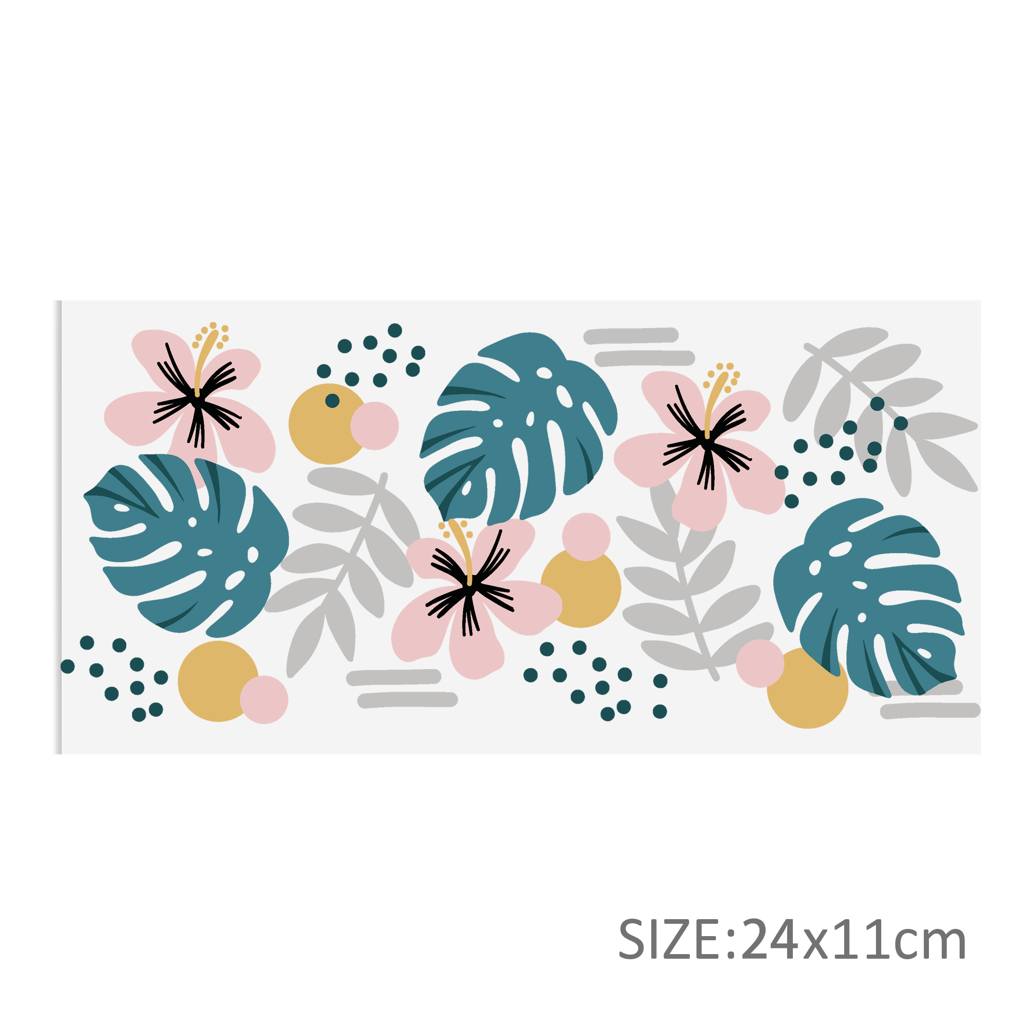 Flower Series 16oz DTF Sticker Cups Cool Personalize UV Wrap Transfer Sticker Custom Label DIY Logo Waterproof - Image 26