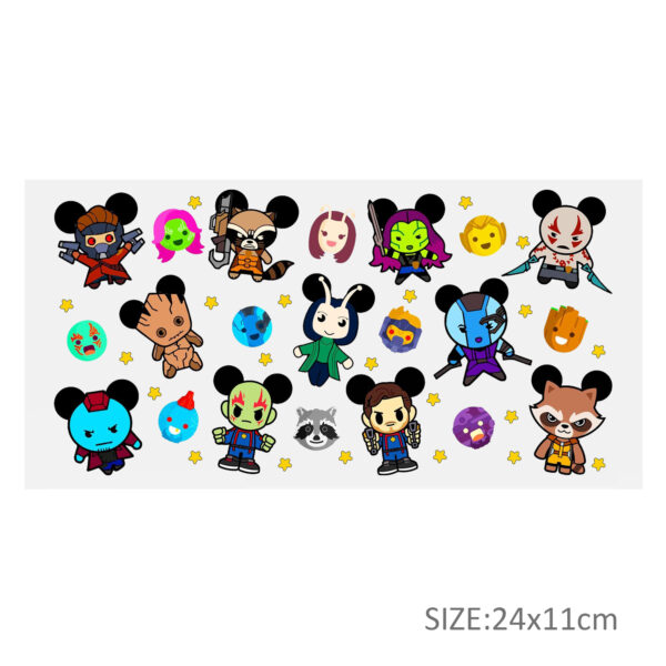 Halloween Mickey DTF Sticker For Cups Cool Personalize UV Wrap Transfer Sticker Custom Labels DIY Logo Waterproof - Image 2