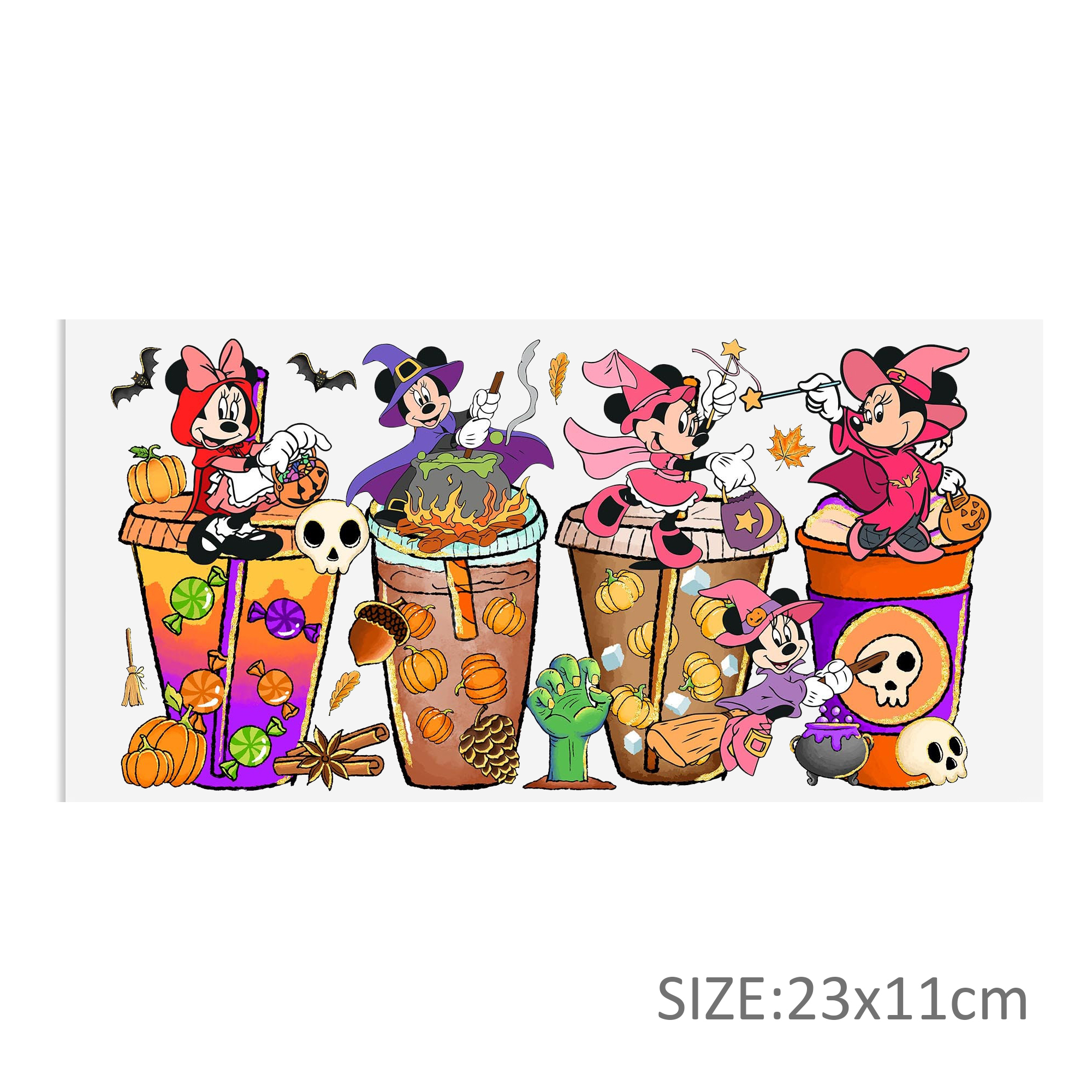Halloween Mickey DTF Sticker For Cups Cool Personalize UV Wrap Transfer Sticker Custom Labels DIY Logo Waterproof - Image 7