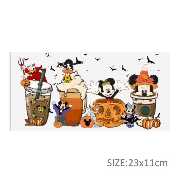 Halloween Mickey DTF Sticker For Cups Cool Personalize UV Wrap Transfer Sticker Custom Labels DIY Logo Waterproof - Image 8