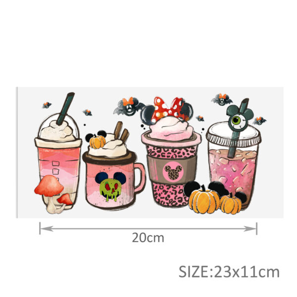 Halloween Mickey DTF Sticker For Cups Cool Personalize UV Wrap Transfer Sticker Custom Labels DIY Logo Waterproof - Image 9